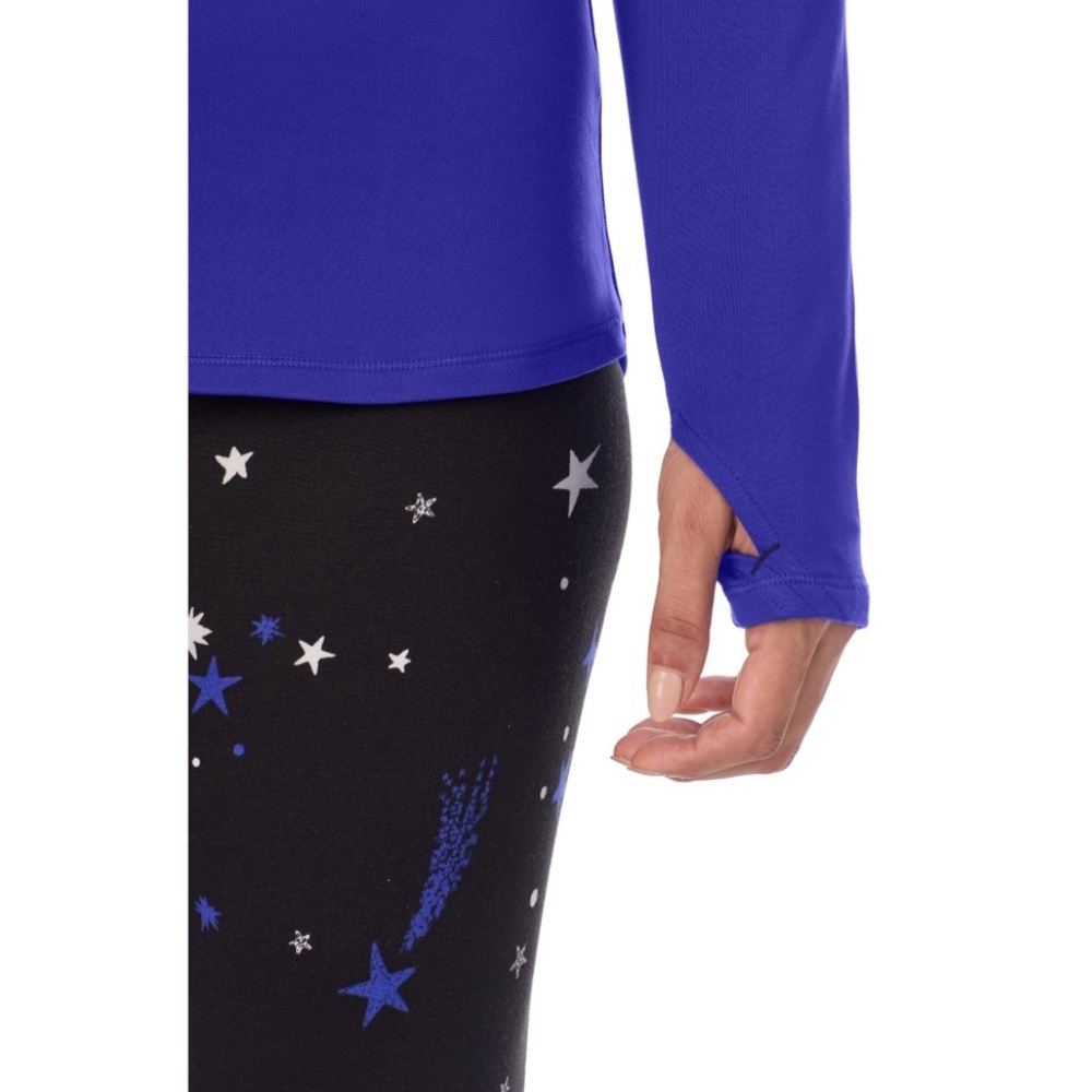 Climate Right Cuddl Duds Womens Large Blue & Purple - Picture 3 of 10